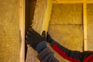 Insulating shed walls and ceiling for year-round workshop use